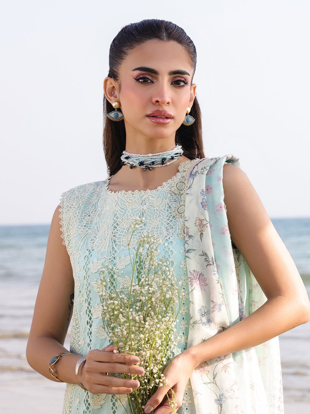 FAIZA FAISAL MARINE Luxury Lawn 25